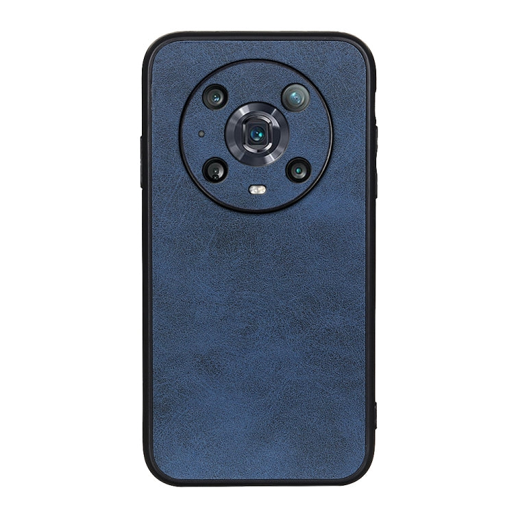 For Honor Magic4 Pro Two-color Calf Texture PU Phone Case