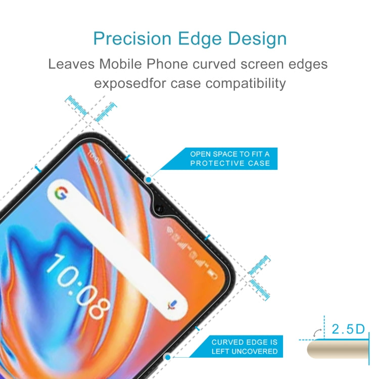 10 PCS 0.26mm 9H 2.5D Tempered Glass Film For Umidigi A13 / A13S