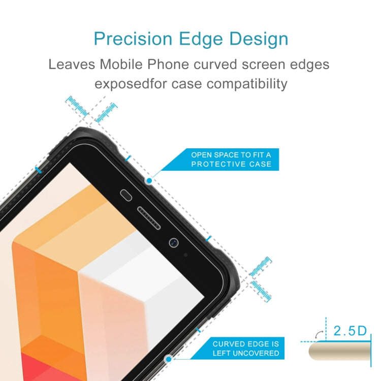10 PCS 0.26mm 9H 2.5D Tempered Glass Film For Ulefone Armor X10 Pro