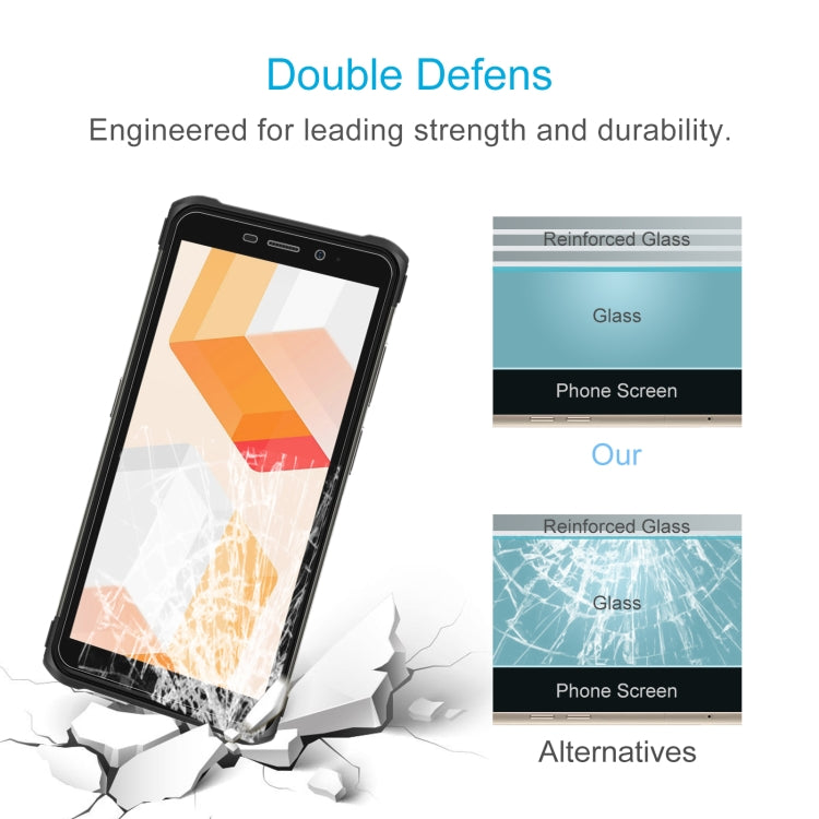 10 PCS 0.26mm 9H 2.5D Tempered Glass Film For Ulefone Armor X10 Pro