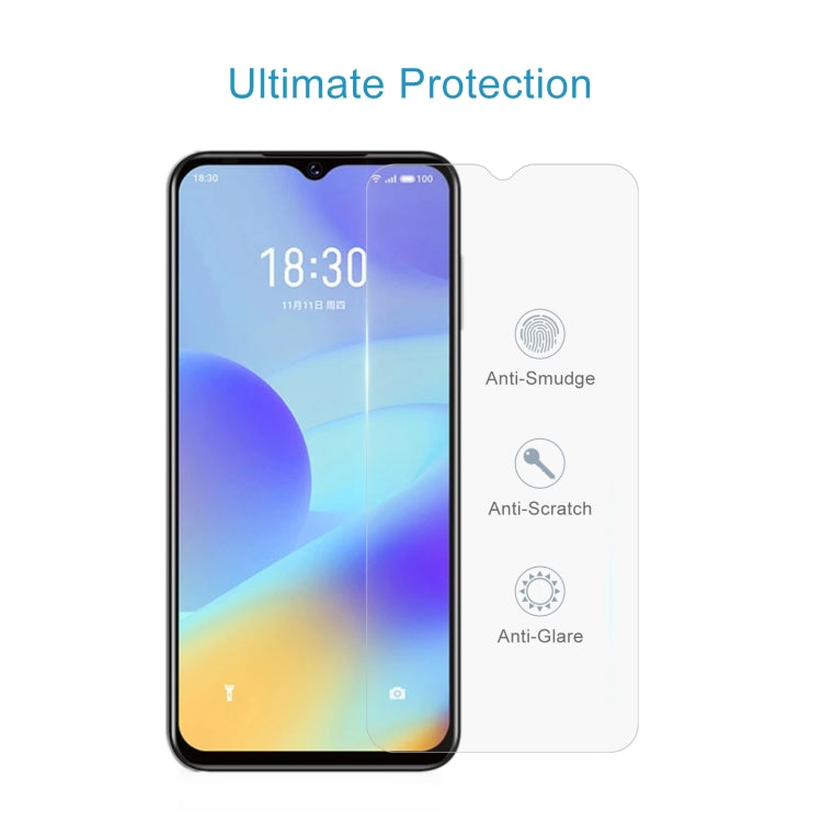 50 PCS 0.26mm 9H 2.5D Tempered Glass Film For Meizu Meilan 10