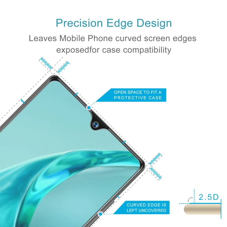 50 PCS 0.26mm 9H 2.5D Tempered Glass Film For Cubot P50
