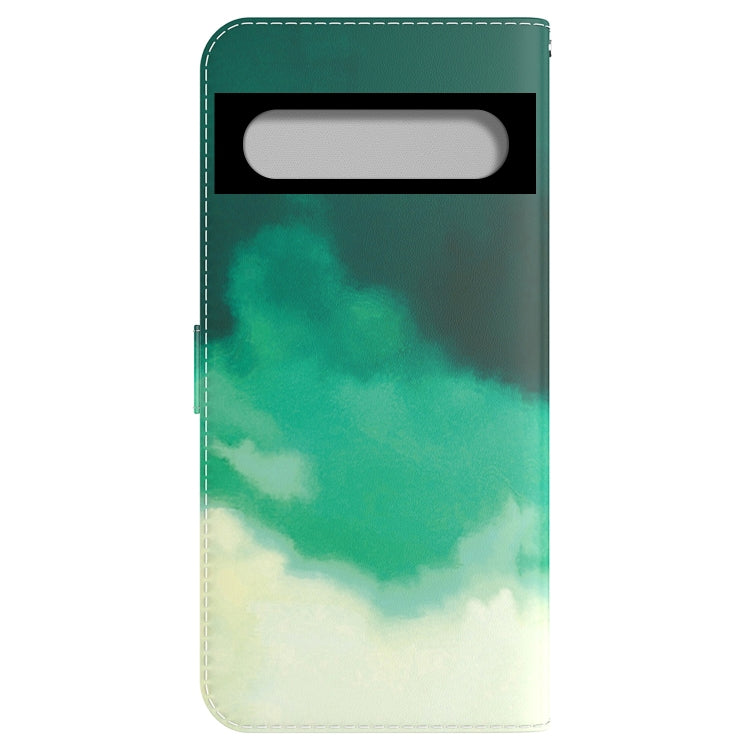 For Google 7 Pro Watercolor Pattern Horizontal Flip Leather Phone Case