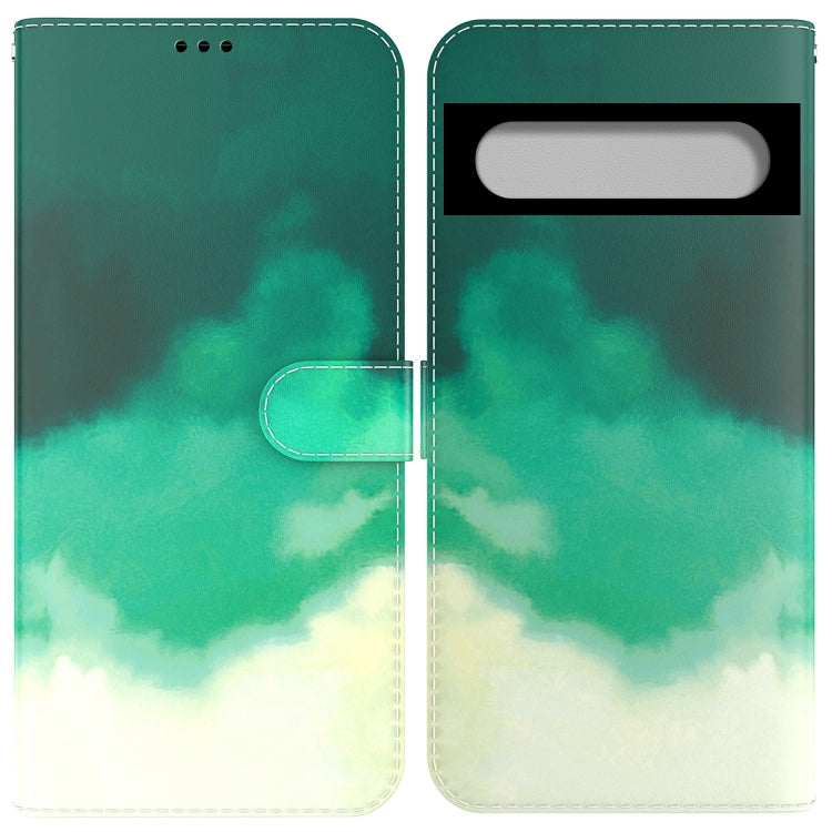 For Google 7 Watercolor Pattern Horizontal Flip Leather Phone Case