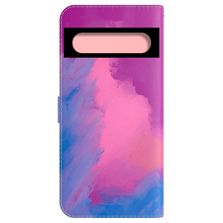 For Google 7 Watercolor Pattern Horizontal Flip Leather Phone Case