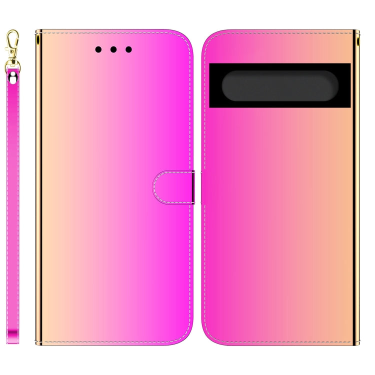 For Google Pixel 7 5G Imitated Mirror Surface Horizontal Flip Leather Phone Case