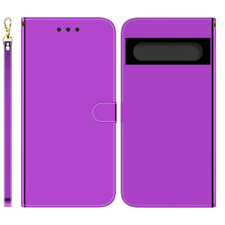 For Google Pixel 7 5G Imitated Mirror Surface Horizontal Flip Leather Phone Case