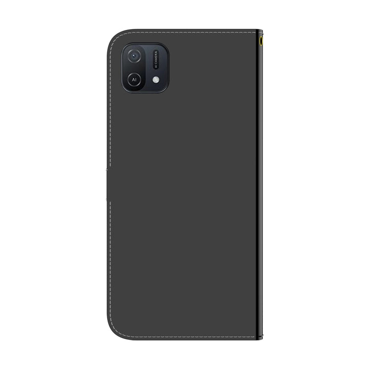 For OPPO A16K Imitated Mirror Surface Horizontal Flip Leather Phone Case