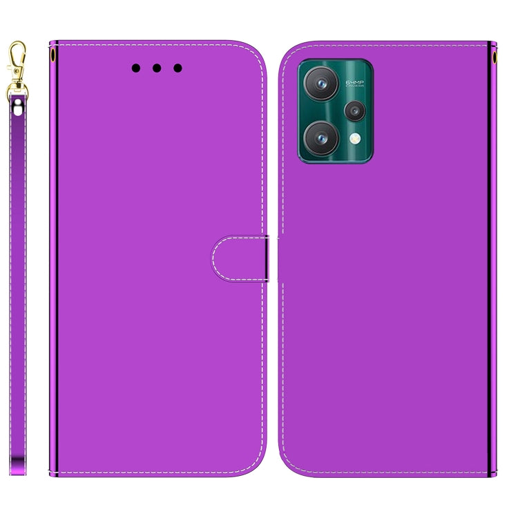For Realme 9 Pro+ Imitated Mirror Surface Horizontal Flip Leather Phone Case