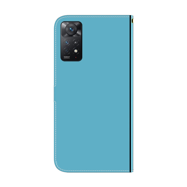 For Redmi Note 11 Pro 4G / 5G Imitated Mirror Surface Horizontal Flip Leather Phone Case