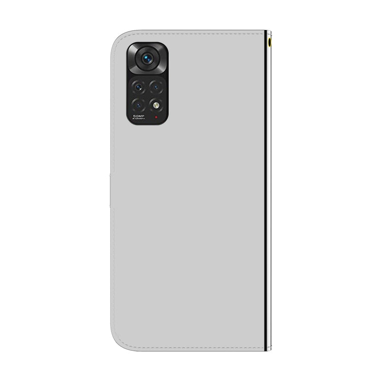 For Redmi Note 11 Overseas Version / Note 11S Imitated Mirror Surface Horizontal Flip Leather Phone Case