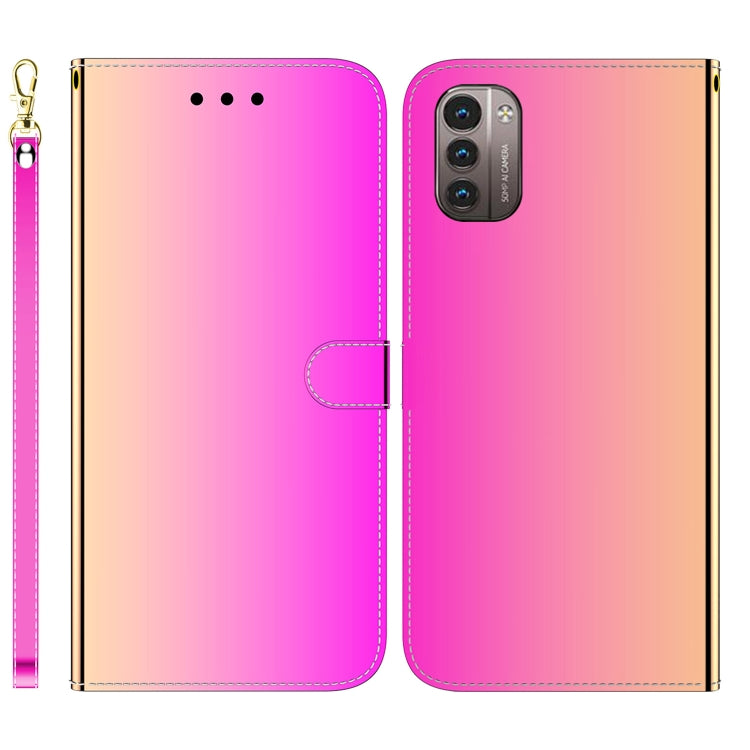 For Nokia G11 / G21 Imitated Mirror Surface Horizontal Flip Leather Phone Case