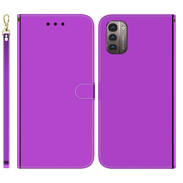 For Nokia G11 / G21 Imitated Mirror Surface Horizontal Flip Leather Phone Case