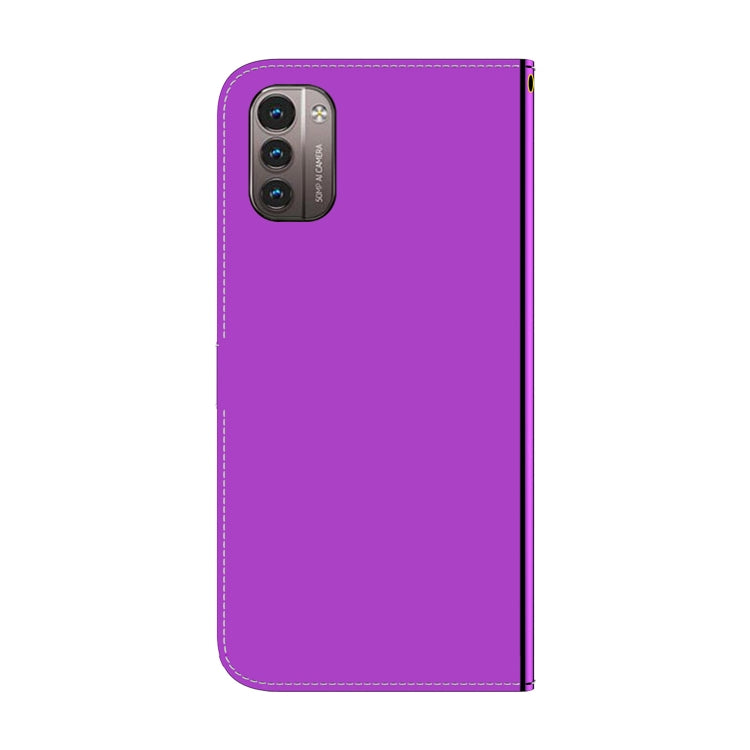 For Nokia G11 / G21 Imitated Mirror Surface Horizontal Flip Leather Phone Case
