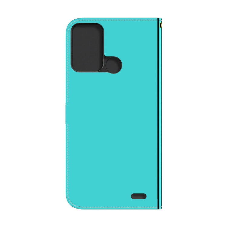 For ZTE Blade A52 Imitated Mirror Surface Horizontal Flip Leather Phone Case