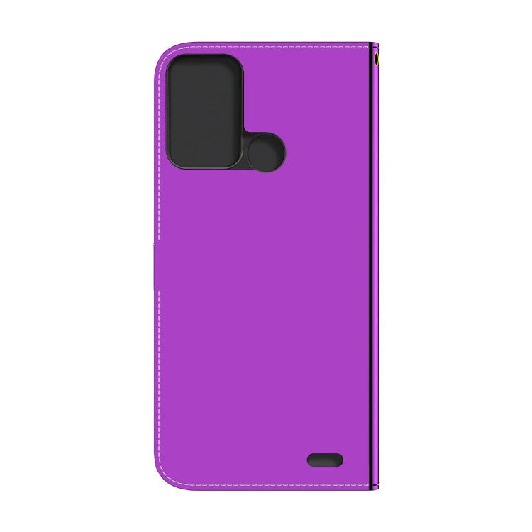 For ZTE Blade A52 Imitated Mirror Surface Horizontal Flip Leather Phone Case
