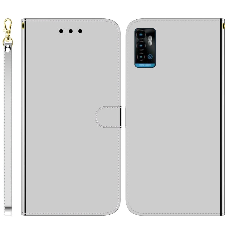 For ZTE Blade A72 / V40 Vita Imitated Mirror Surface Horizontal Flip Leather Phone Case