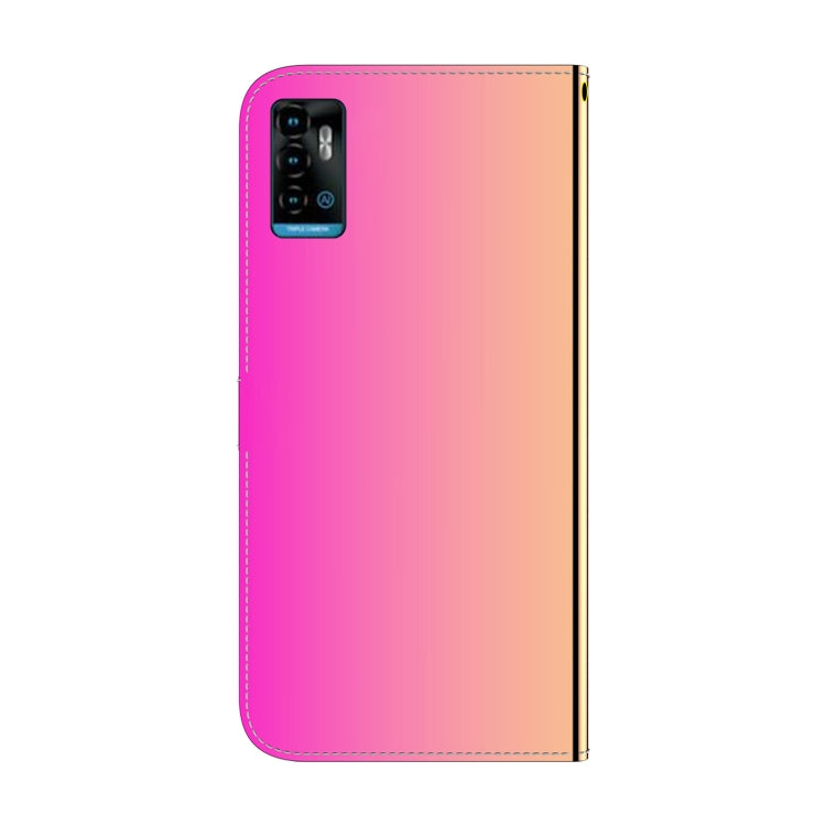For ZTE Blade A72 / V40 Vita Imitated Mirror Surface Horizontal Flip Leather Phone Case