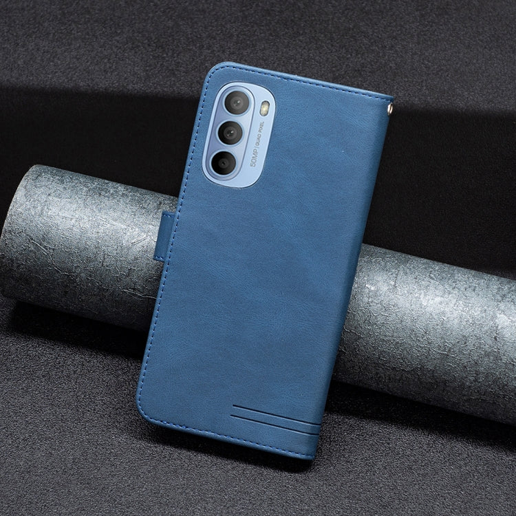 For Motorola Moto G31 / G41 Magnetic Clasp RFID Blocking Anti-Theft Leather Case