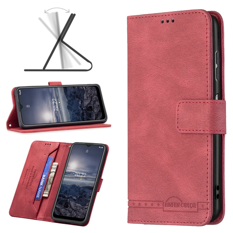 For Nokia G21 / G11 Magnetic Clasp RFID Blocking Anti-Theft Leather Case