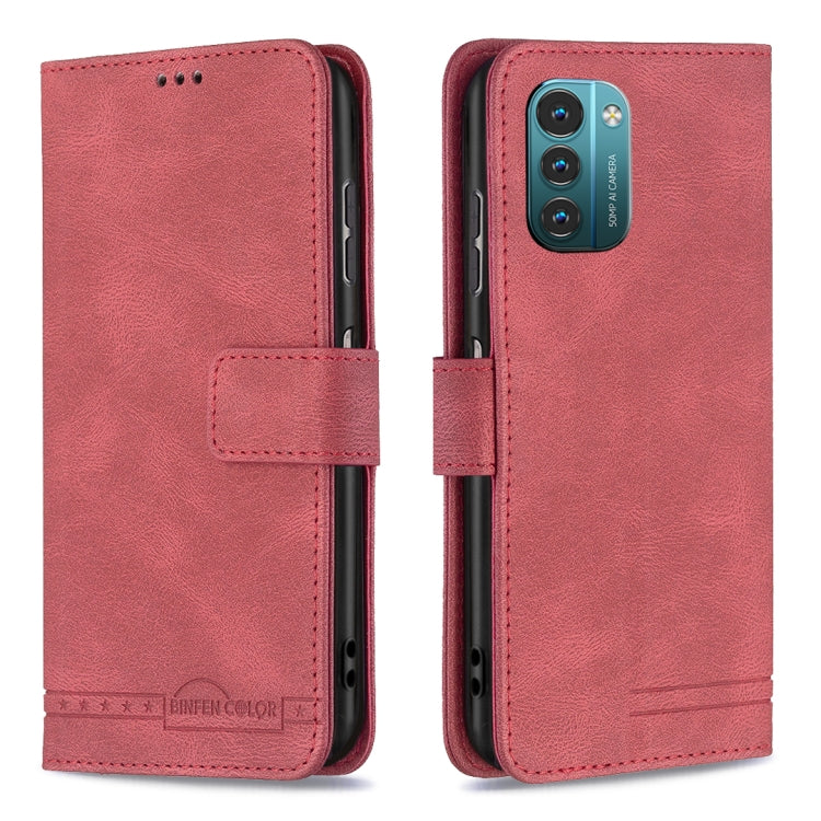 For Nokia G21 / G11 Magnetic Clasp RFID Blocking Anti-Theft Leather Case