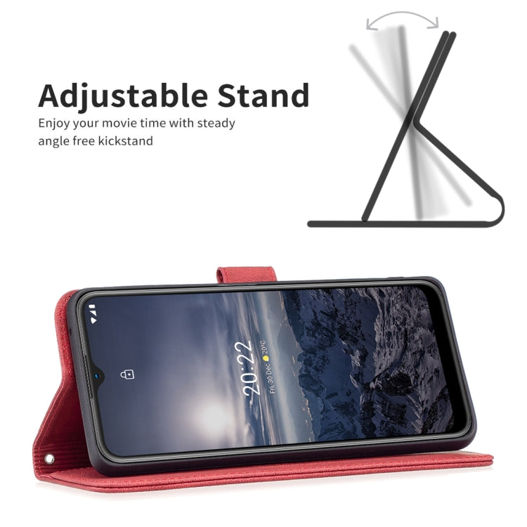 For Nokia G21 / G11 Magnetic Clasp RFID Blocking Anti-Theft Leather Case
