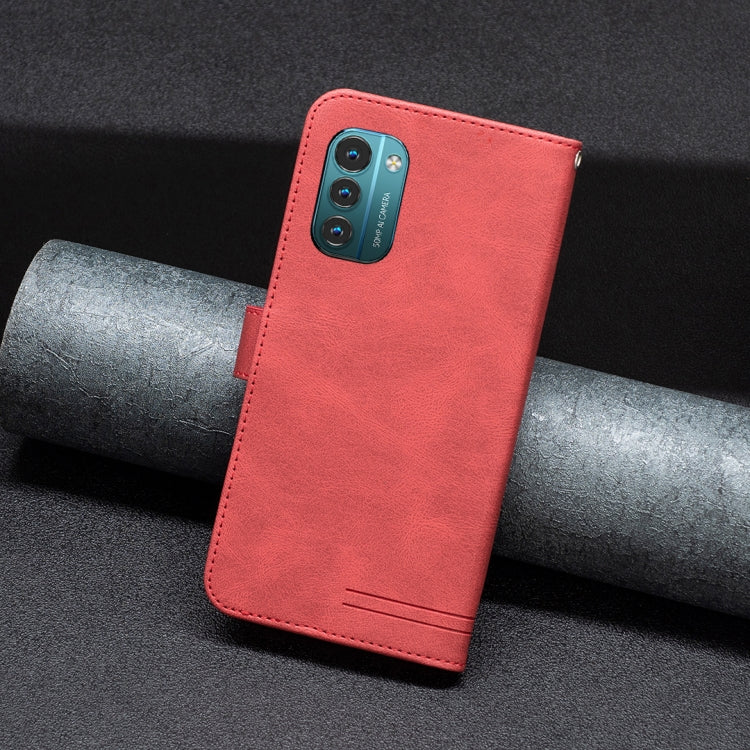 For Nokia G21 / G11 Magnetic Clasp RFID Blocking Anti-Theft Leather Case