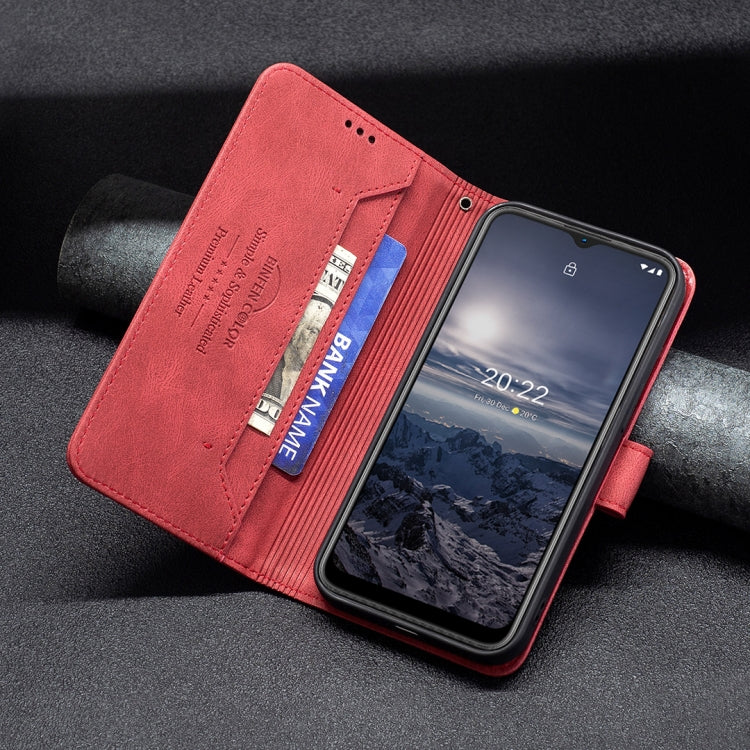 For Nokia G21 / G11 Magnetic Clasp RFID Blocking Anti-Theft Leather Case