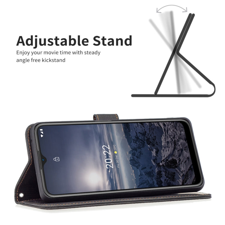 For Nokia G21 / G11 Magnetic Clasp RFID Blocking Anti-Theft Leather Case