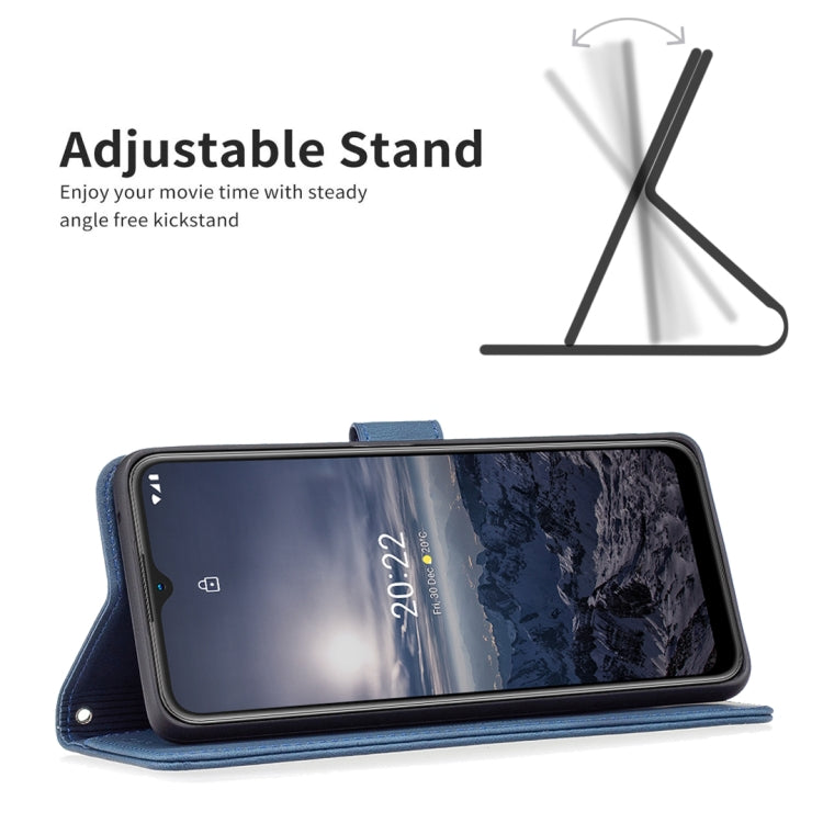 For Nokia G21 / G11 Magnetic Clasp RFID Blocking Anti-Theft Leather Case