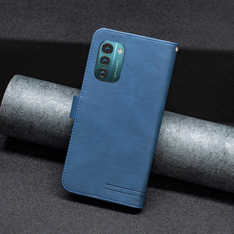 For Nokia G21 / G11 Magnetic Clasp RFID Blocking Anti-Theft Leather Case