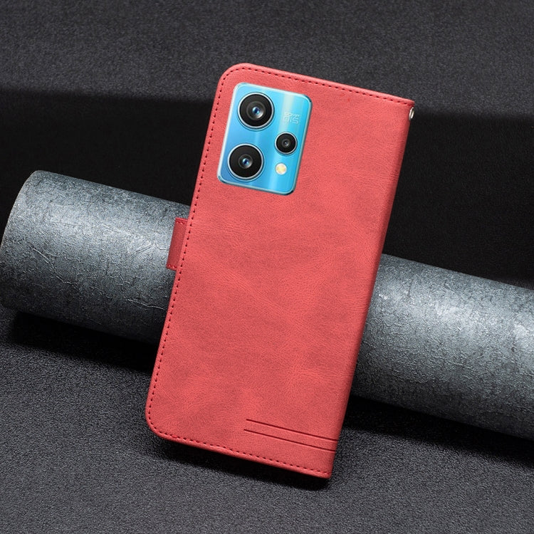 For OPPO Realme 9 Pro+ Magnetic Clasp RFID Blocking Anti-Theft Leather Case