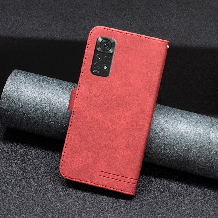For Xiaomi Redmi Note 11 Magnetic Clasp RFID Blocking Anti-Theft Leather Case