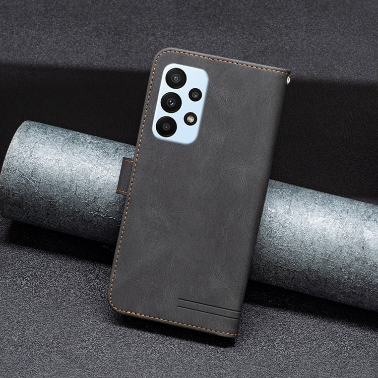 For Samsung Galaxy A23 5G Magnetic Clasp RFID Blocking Anti-Theft Leather Case