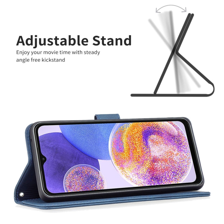 For Samsung Galaxy A23 5G Magnetic Clasp RFID Blocking Anti-Theft Leather Case