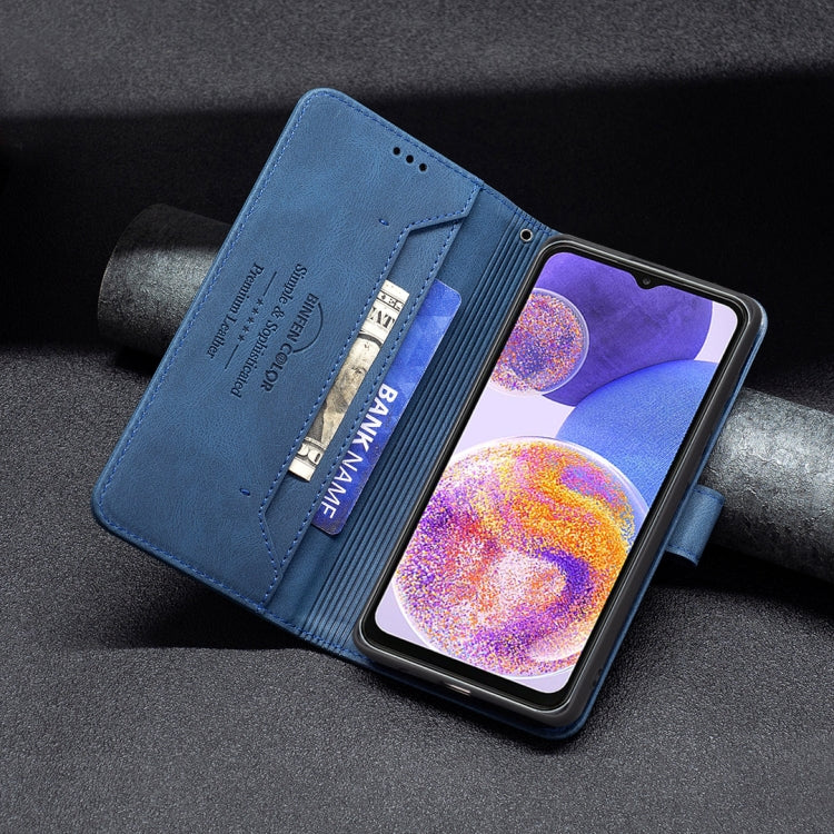 For Samsung Galaxy A23 5G Magnetic Clasp RFID Blocking Anti-Theft Leather Case