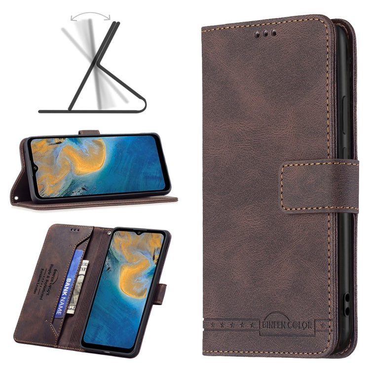 For ZTE Blade A51 Magnetic Clasp RFID Blocking Anti-Theft Leather Case