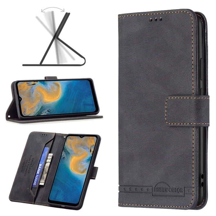 For ZTE Blade A51 Magnetic Clasp RFID Blocking Anti-Theft Leather Case