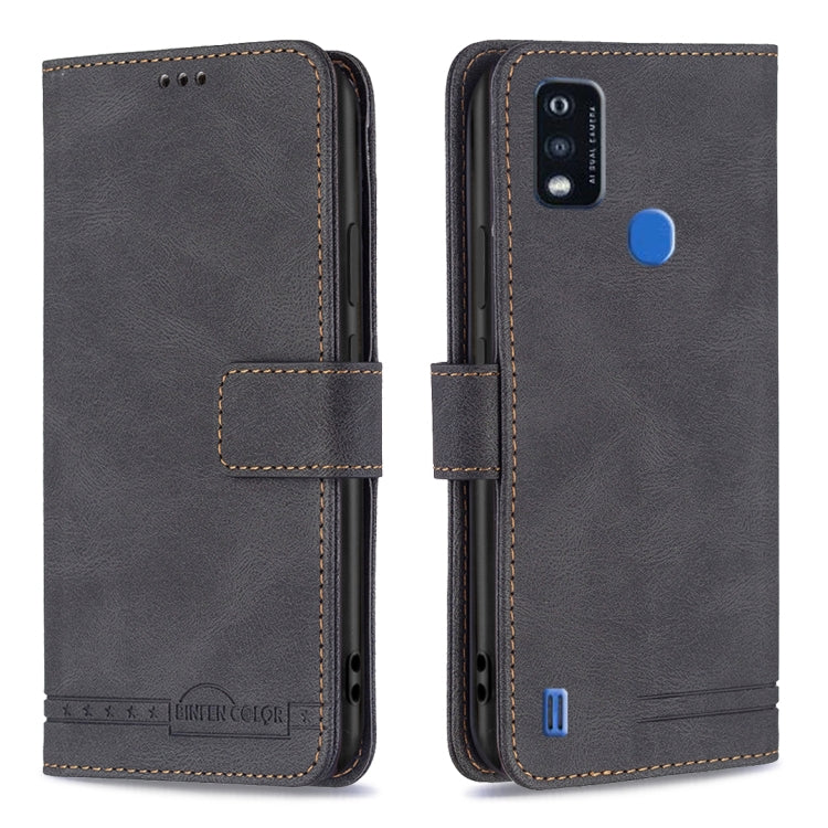 For ZTE Blade A51 Magnetic Clasp RFID Blocking Anti-Theft Leather Case