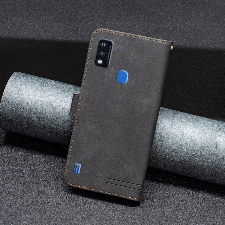 For ZTE Blade A51 Magnetic Clasp RFID Blocking Anti-Theft Leather Case