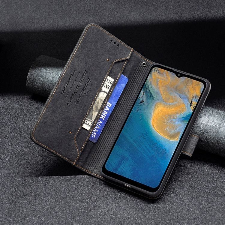 For ZTE Blade A51 Magnetic Clasp RFID Blocking Anti-Theft Leather Case