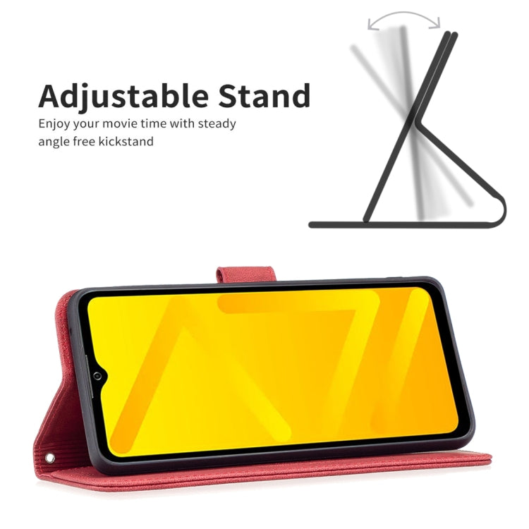 For ZTE Blade A71 Magnetic Clasp RFID Blocking Anti-Theft Leather Case