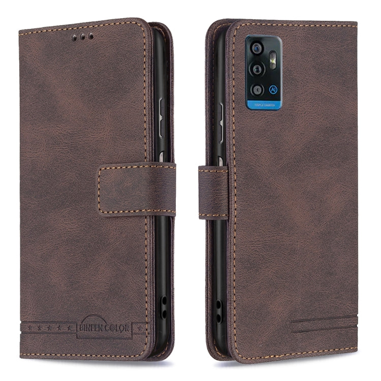 For ZTE Blade A71 Magnetic Clasp RFID Blocking Anti-Theft Leather Case