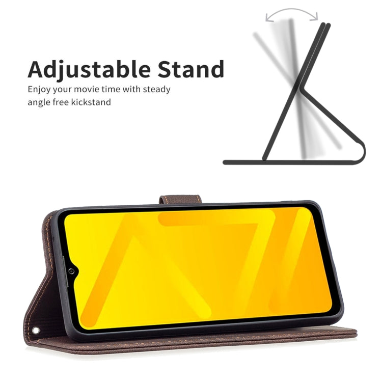 For ZTE Blade A71 Magnetic Clasp RFID Blocking Anti-Theft Leather Case
