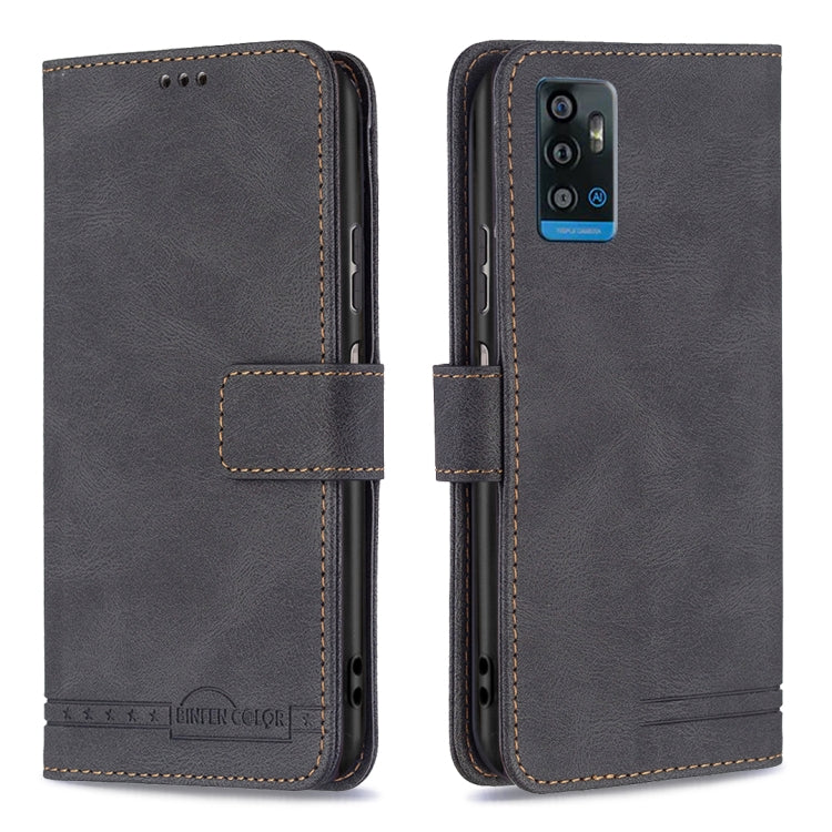 For ZTE Blade A71 Magnetic Clasp RFID Blocking Anti-Theft Leather Case