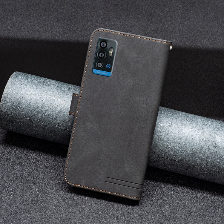 For ZTE Blade A71 Magnetic Clasp RFID Blocking Anti-Theft Leather Case