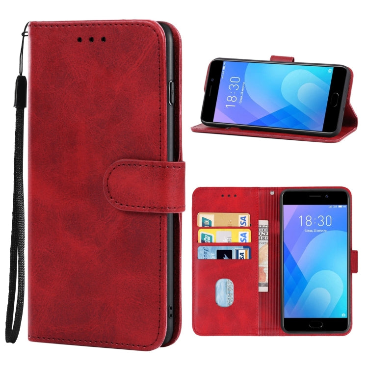 Leather Phone Case For Meizu M6 Note
