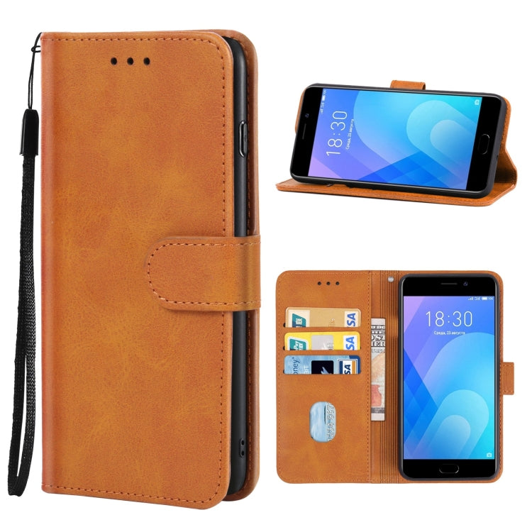 Leather Phone Case For Meizu M6 Note