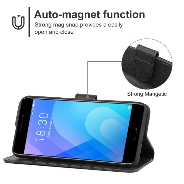 Leather Phone Case For Meizu M6 Note