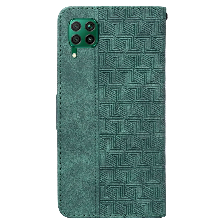For Huawei P40 Lite/nova 6 SE/nova 7i Geometric Embossed Leather Phone Case